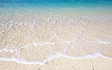 вода, берег, песок