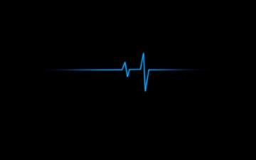 линии, черный фон, обойка в стиле, пульс, кардиограмма