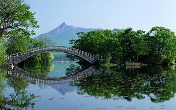мост, япония, хоккайдо