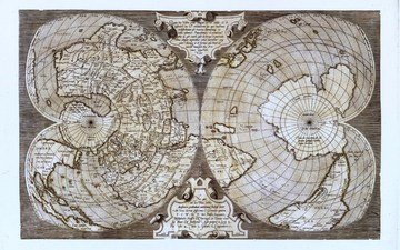 карта, атлас, monde salamanca, экватор