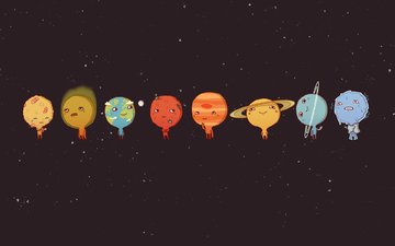 солнечная система, планеты, planets, мультики