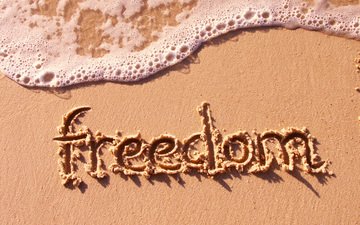 настроение, море, песок, пляж, надпись, волна, свобода