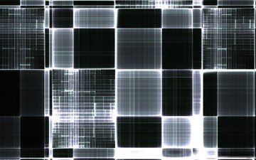 линии, чёрно-белое, черный, квадраты, энергия, технологии, квадрат, цифровое искусство