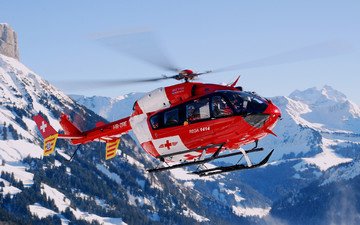 швейцария, вертолет, bk 117-c2 (ec-145