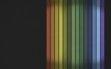 линии, ряд, цвета радуги
