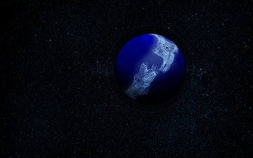 звезды, планета, новая зеландия, визуализированая планета земля из космоса
