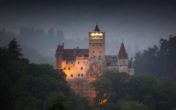 замок, румыния, трансильвания, дракула