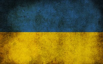 грязь, флаг, украина