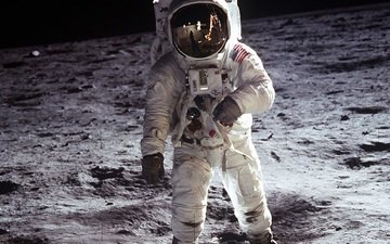 космос, луна, скафандр, космонавт, аполлон 11