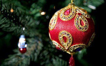 новый год, шар, праздник, рождество, елочные игрушки, новогодний шар
