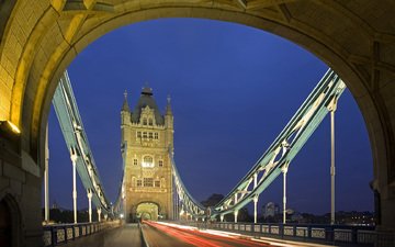 река, мост, лондон, темза, архитектура, тауэрский мост, достопримечательность