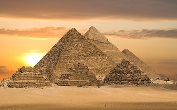 egipet -piramidy -pesok