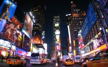 nyc -city -night -lights -times-square