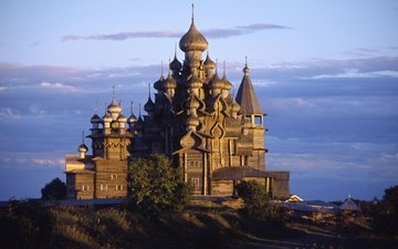россия, церковь, карелия, кижи, храм преображения, преображенская церковь