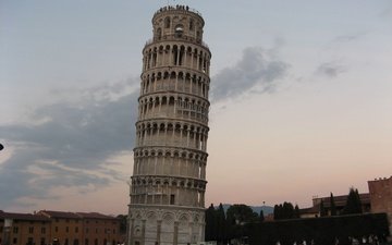 италия, пизанская башня, пиза