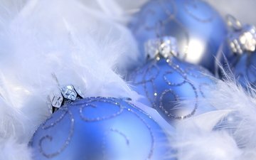 новый год, зима, голубой, шар, праздник, елочные игрушки, новогодние игрушки, новогодний шар