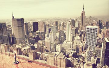 небоскребы, нью-йорк