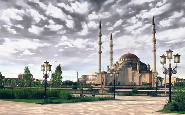россия, мечеть, грозный, чечня, мечеть «сердце чечни» имени ахмата кадырова, чеченская республика