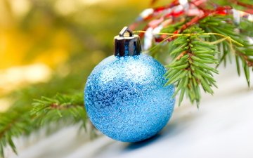 новый год, елка, зима, голубой, елочные игрушки, новогодние игрушки, новогодний шар