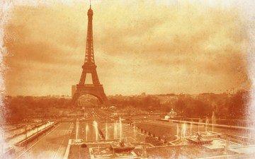париж, картинка, эйфелева башня