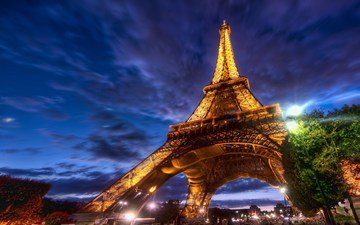 париж, франция, эйфелева башня