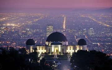 города, сша, лос анджелес, обсерватория гриффита, ка­ли­фор­нийс­кая