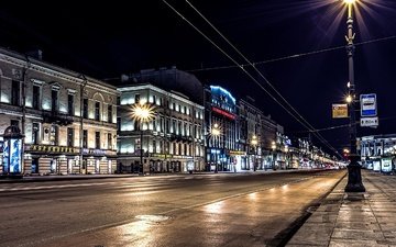 ночной санкт-петербург