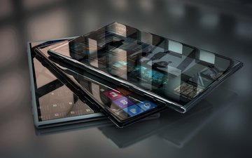 отражение, андроид, hi-tech, планшет, plane-table 3d, винда, сенсор