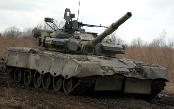 грязь, танк, боевой, т-80