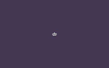 фиолетовый, минимализм, корона
