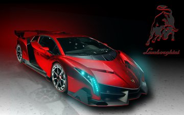 lamborghini veneno red