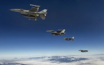 оружие, самолеты, f-16и