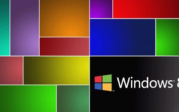 текстура, цвет, логотип, компьютер, эмблема, 8, операционная система, винда