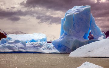 природа, айсберг, ледник