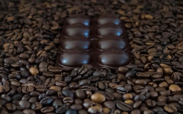 шоколад, кофейные зерна