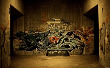 стена, граффити, уличное искусство