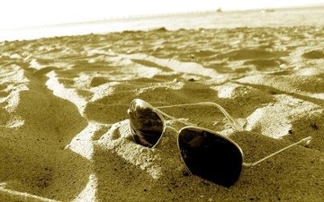 вода, солнце, макро, песок, пляж, бокалы, вс, песка