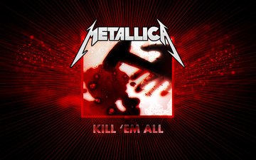 первый, обложка, альбом, металлика, kill them all, 1983 года