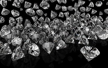 фон, сияние, блеск, черный фон, бриллианты, камешки, алмазы, драгоценный камень