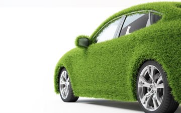зелёный, транспорт, автомобиль