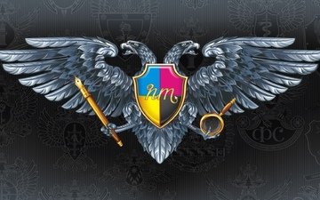 герб, орел, геральдика, двухглавый