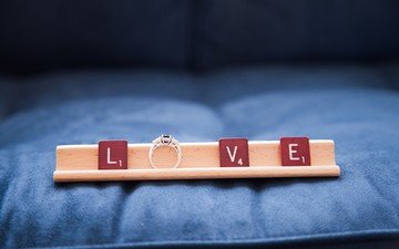 любовь, кольцо, влюбленная