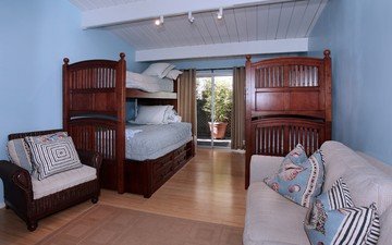 интерьер, дизайн, подушки, кровать, спальня