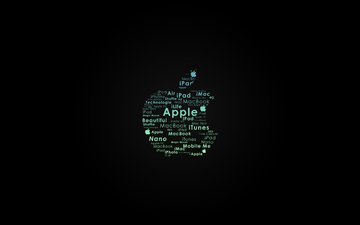 логотип, iphone 5, шаблон, валлпапер, эппл