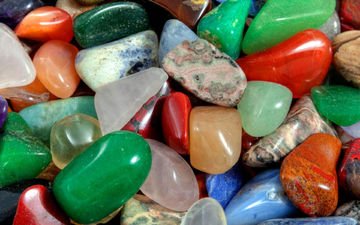 камни, макро, разноцветные, камушки