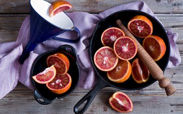 фрукты, апельсины, посуда, воронка, цитрусы, bloody oranges