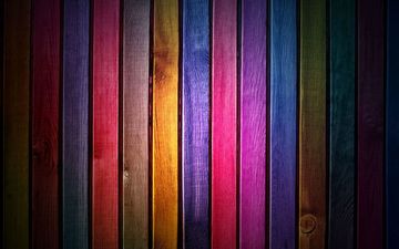 текстура, разноцветные, забор, доски, деревянная поверхность