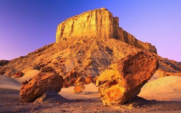 скалы, пустыня, скал, : desert, wind erosion