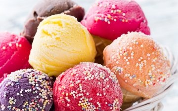 мороженое, сладкое, мороженное, десерт, сладенько, красочная