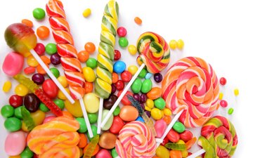 конфеты, разноцветный, красочные, десерт, леденцы, мармелад, сладкий, драже